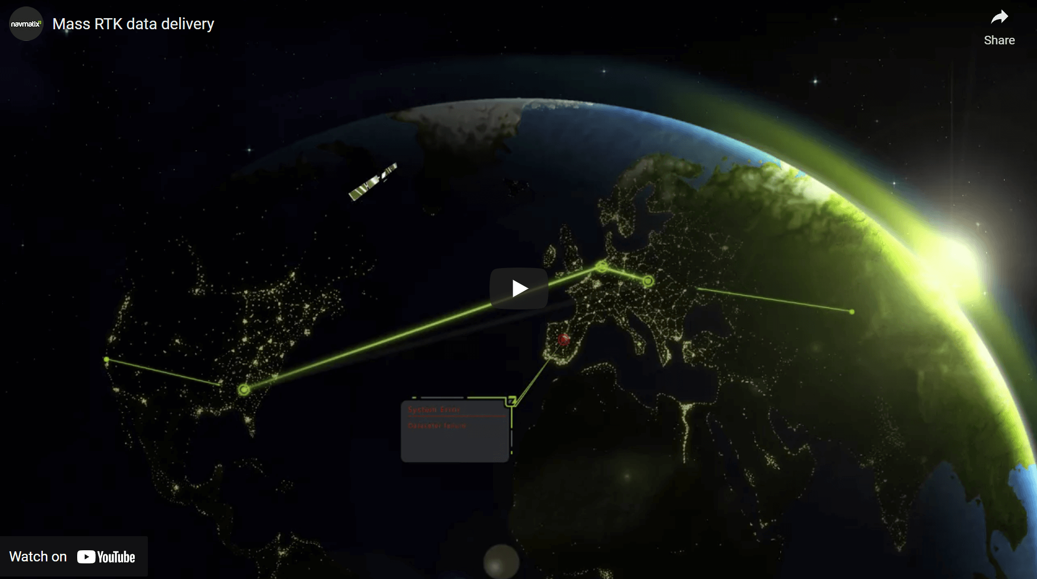 YouTube video | Mass RTK data delivery